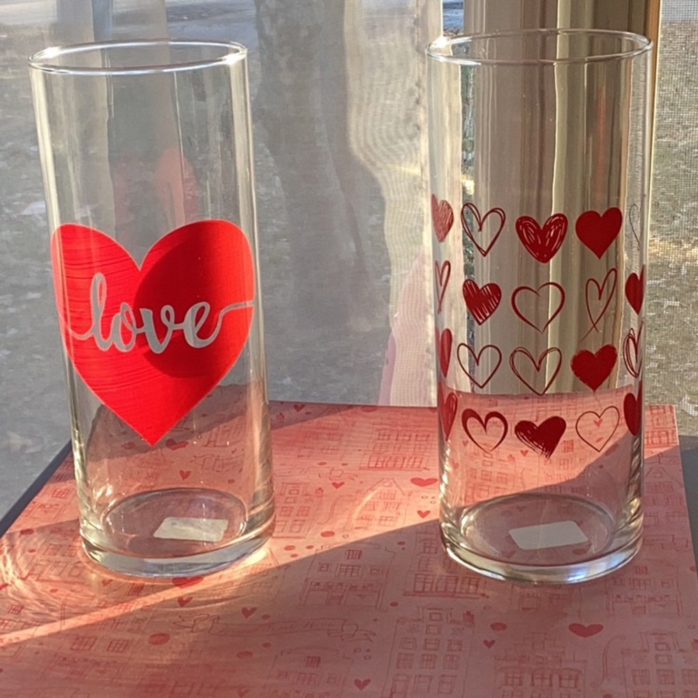 Cristar Valentine Vase Set